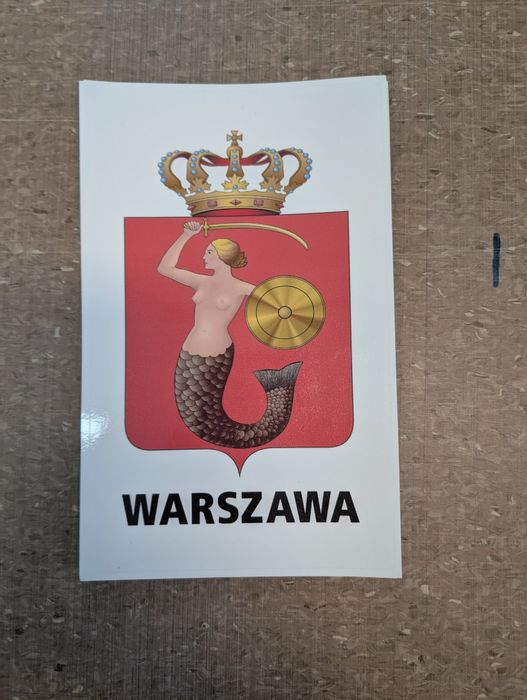 40 zł Naklejki TAXI Warszawa cennik herb syrenka paski cyfry