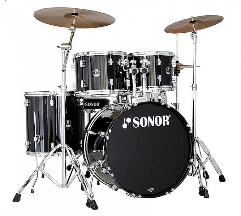 Kit  Bateria Sonor Force 507 c/ pratos Paiste 101