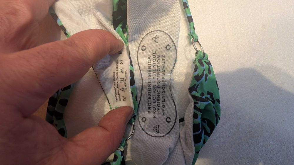 Seksowne bikini w panterkę damskie strój kąpielowy dwuczęściowy