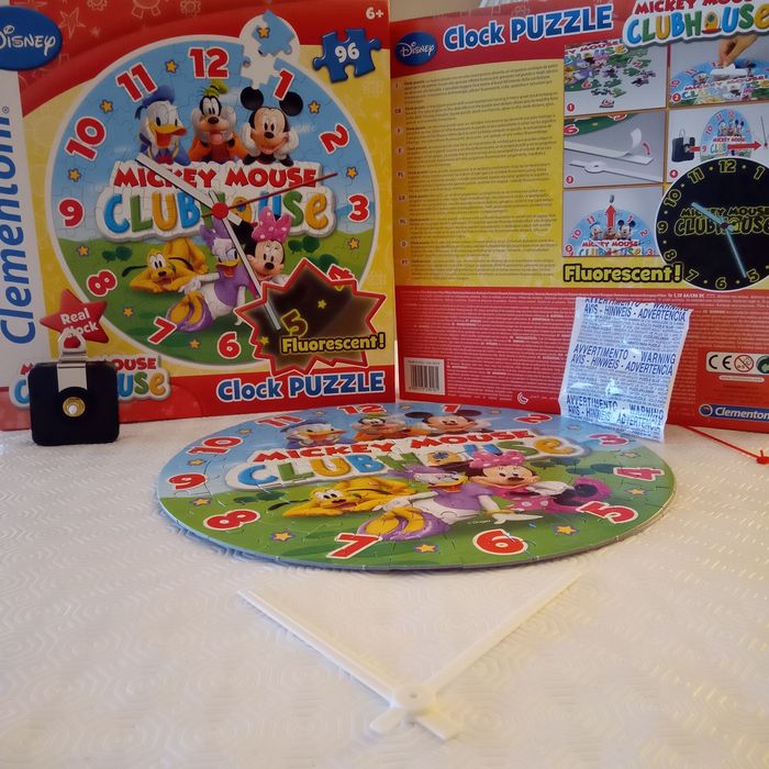 Puzzle relógio do Mikey mouse