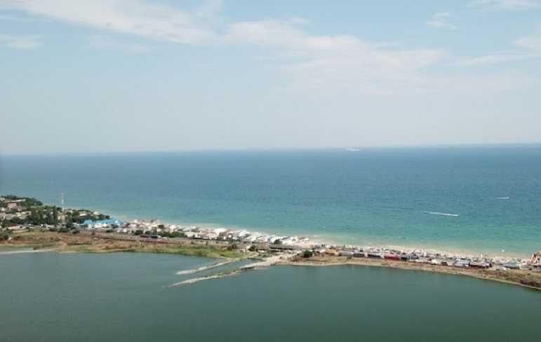 Участок в Новой Дофиновке с видом на море и лиман !