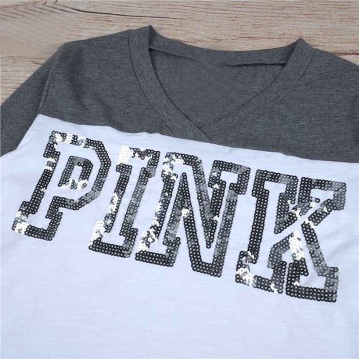 Biało szara bluza Pink