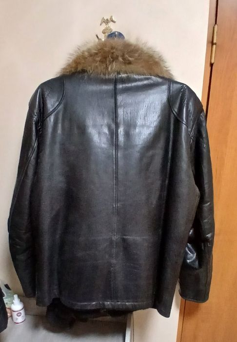 Продам кожаную дублёнку  56р