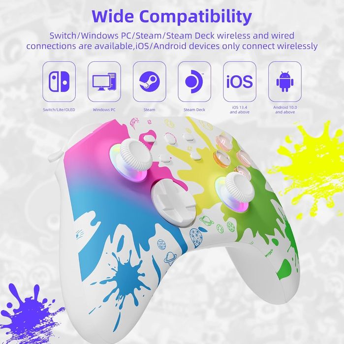 Kontroler bezprzewodowy Bluetooth Mytrix do konsoli Switch/Lite/OLED
