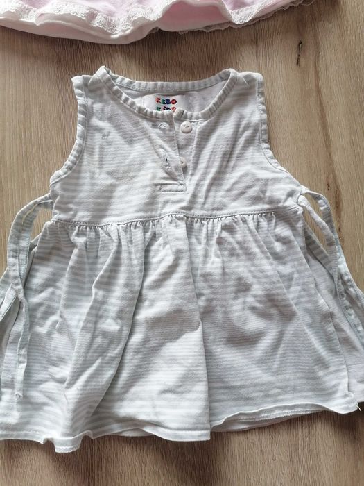 Zestaw 5 sukienek na lato dla dziewczynki 74