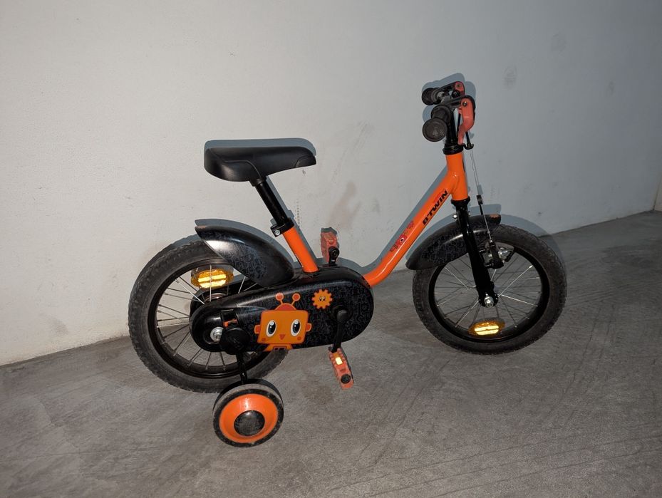 Bicicleta criança DECATHLON 500 ROBOT B'TWIN 14" 3- 5 ANOS