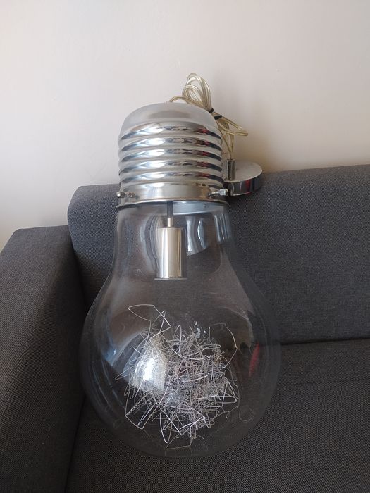 Klosz do lampy wiszącej żarówka