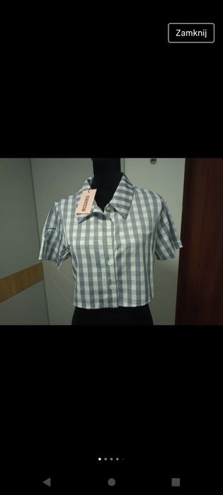Nowa z metką krótka koszulka crop top Missguided 36,