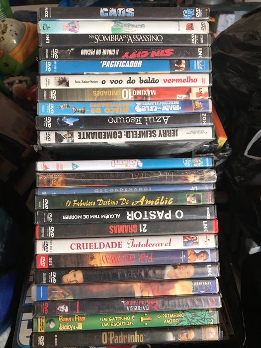 100 DVD’s para desocupar