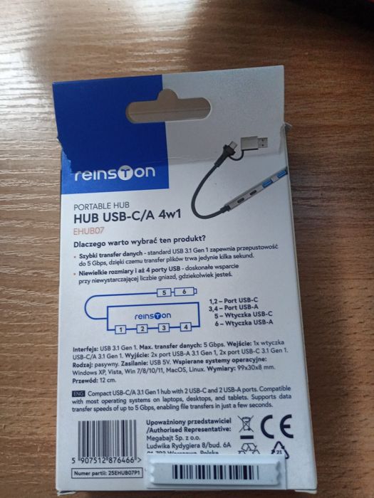 Przejściówka USB Reinston
