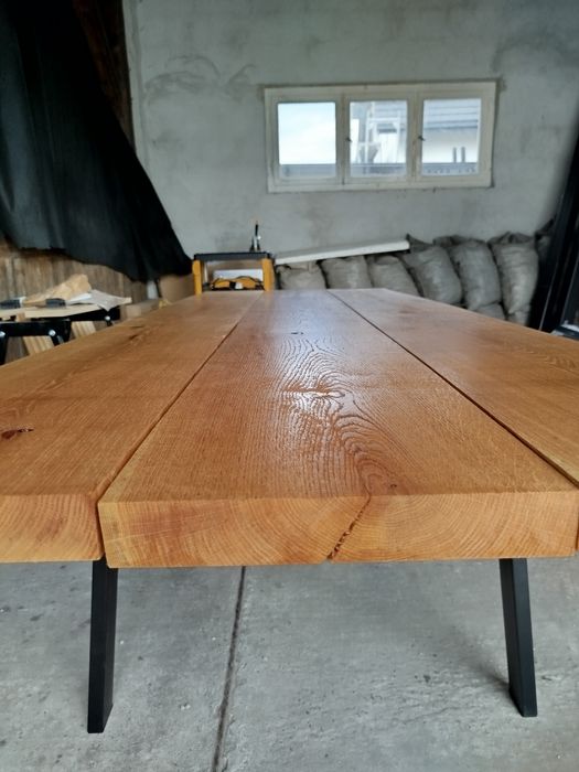 Stół dębowy ogrodowy loft