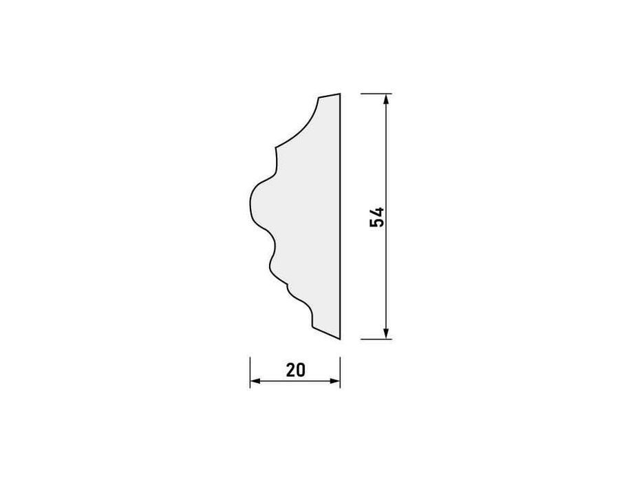 Listwy ścienne MDC258 Mardom Decor 16 m = 8 listw