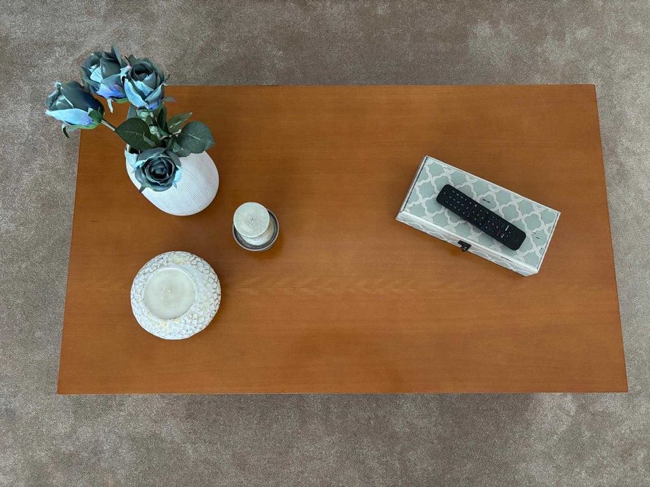 Mesa de centro de sala madeira maciça