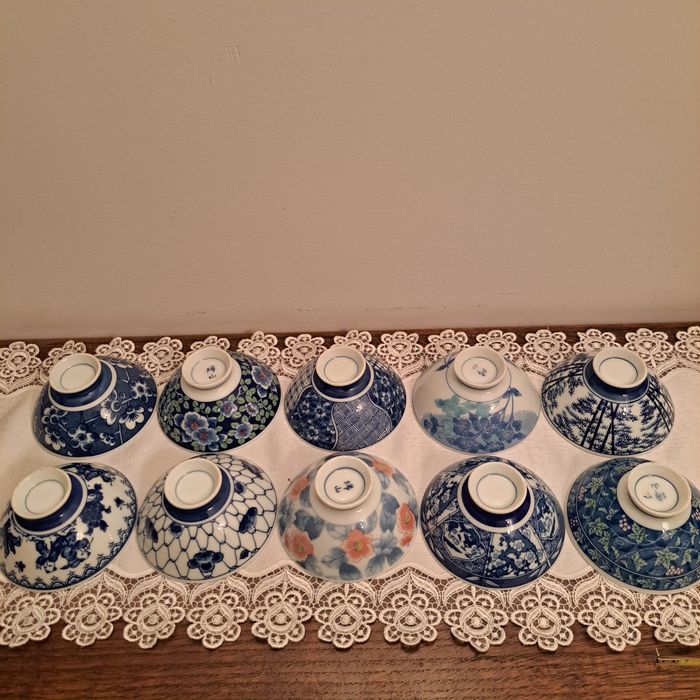 Tacas porcelana japonesas