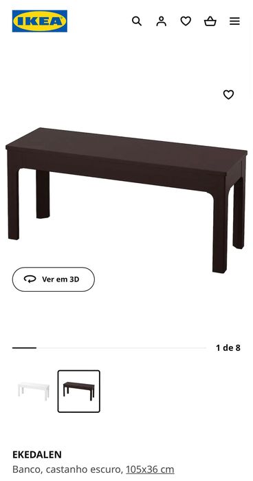 Banco ekedalen ikea