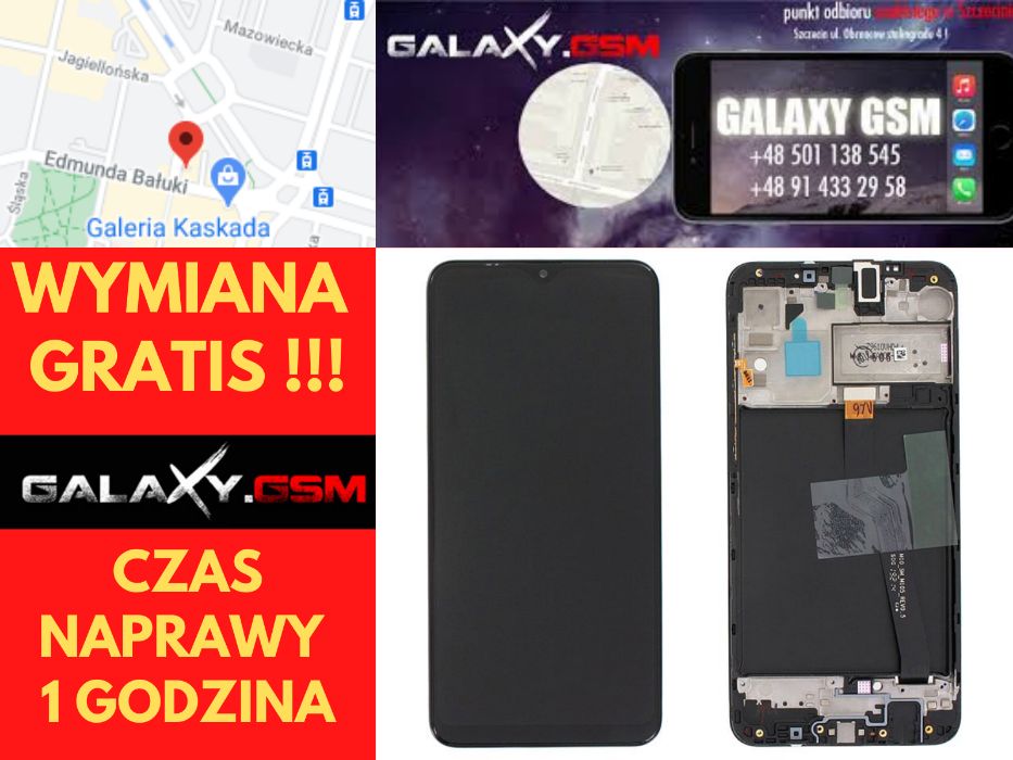 Samsung Galaxy A10 A105 Wyświetlacz LCD Oryginał Wymiana Szczecin