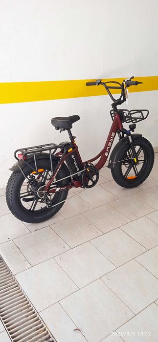 Bicicleta elétrica, Nova, ENGWE L20 Boost, nova, 13 Ah. com cesto na frente.