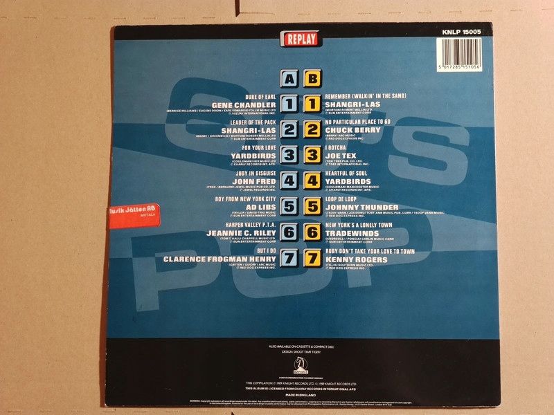 The 60'S Pop. Składanka. The Yardbirds. Chuck Berry. LP. Ex-