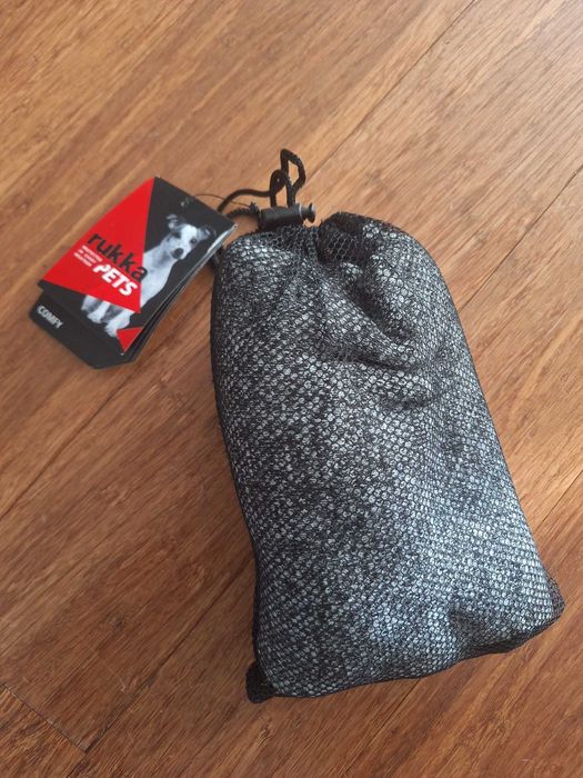 Rukka Comfy Sweterek dla psa, czarny/szary - nowy, rozmiar 45