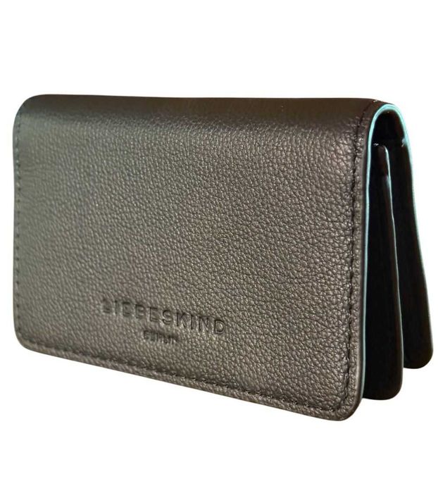 Liebeskind Berlin portfel/etui na karty skóra naturalna Czarne kod2233