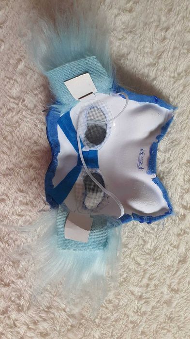 Niebieska maska kota