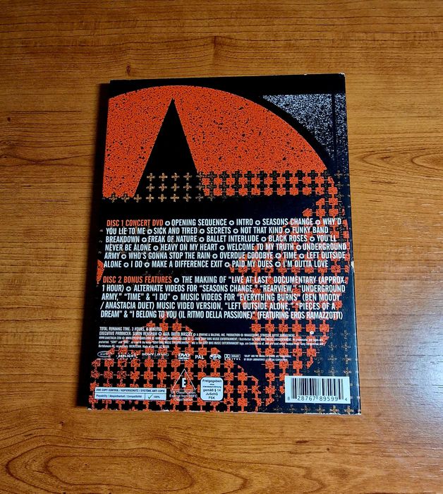 ANASTACIA - LIVE AT LAST (2dvds) Finalmente o dvd ao Vivo