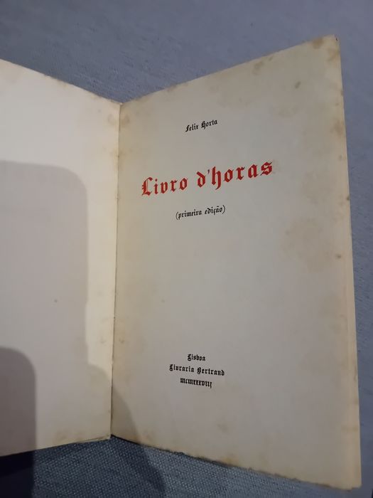 Livro d' horas - Félix Horta