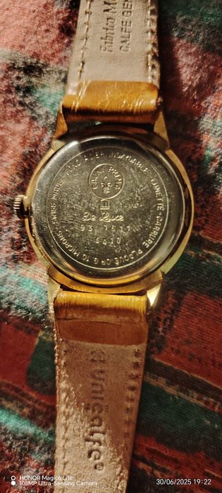 Cauny Calendário Ancre 15 Rubis Antigo corda