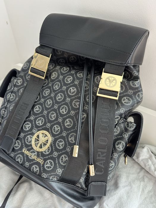 Plecak skórzany carlo colucci unisex