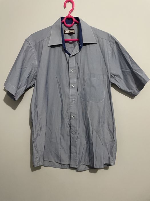 Koszula na krótki rękaw w prążki