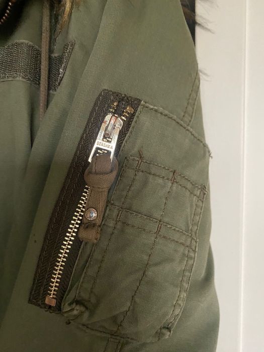 Bershka kurtka parka M na L ocieplana