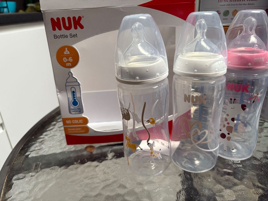 Новые бутылочки нові пляшечки Nuk 0-6 6-18 месяца