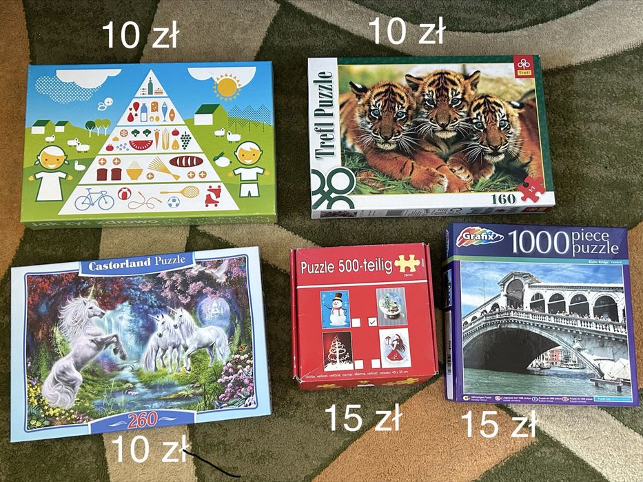 Puzzle różne rodzaje