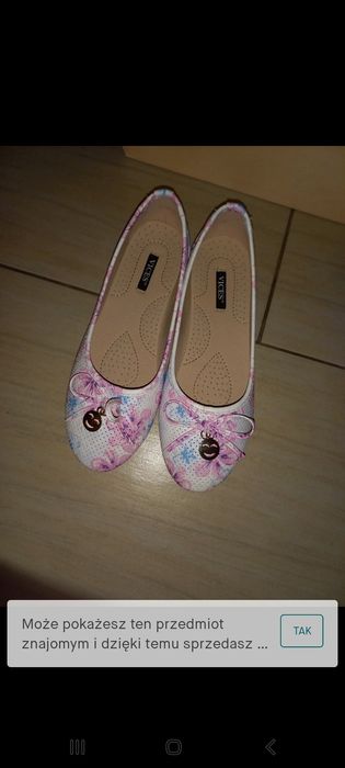 Buty balerinki baleriny