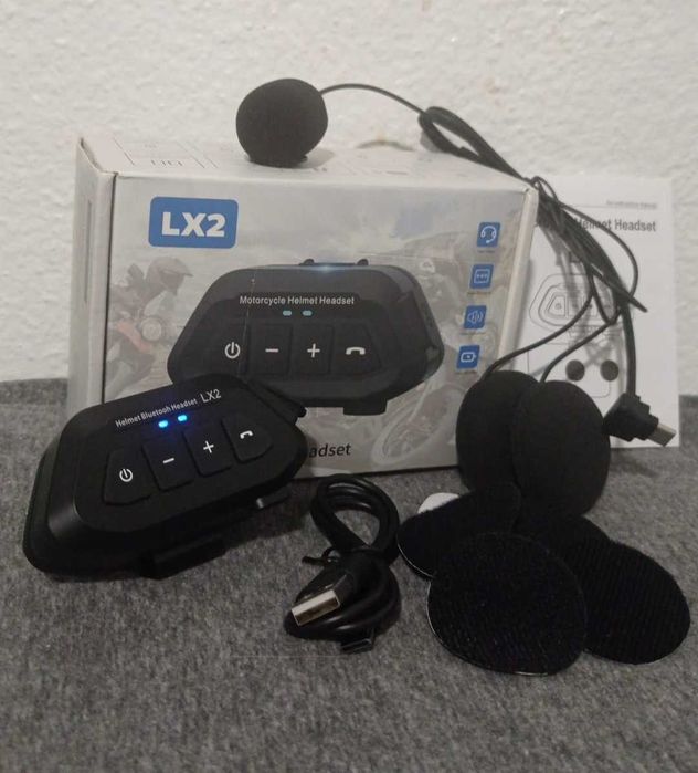 Intercomunicador BT LX2 Capacete Novo!! Ramada E Caneças