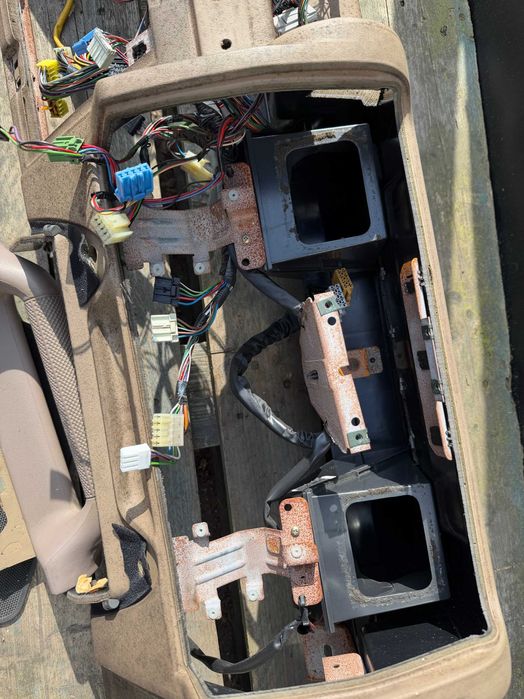 Land Rover Discovery bege tablier