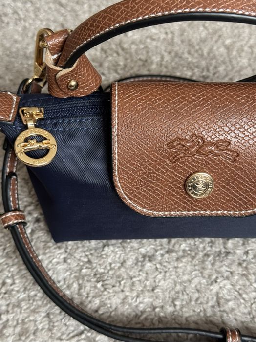 Сумка Longchamp хs синя