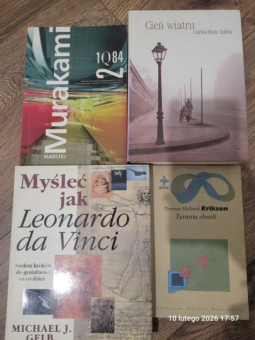Książki różne, Murakami, Zafon