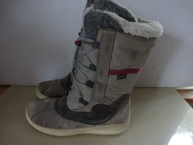 Buty ECCO roz 38 GORE-TEX Ocieplane Zimowe Śniegowce Damskie