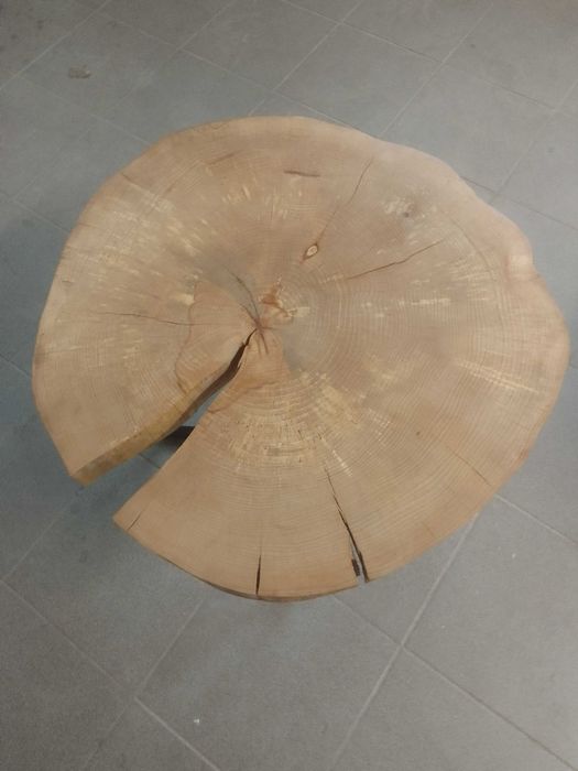 Ława/Stolik kawowy plaster drewna