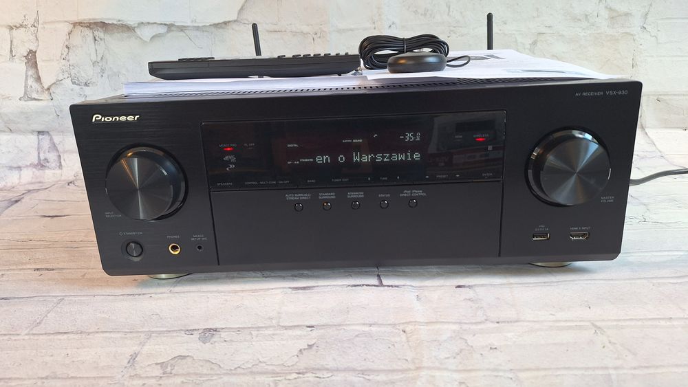 Pioneer VSX-930  MOCNY Wifi 7.2 BT 4k/60p Hi res Atmos  Spotify
