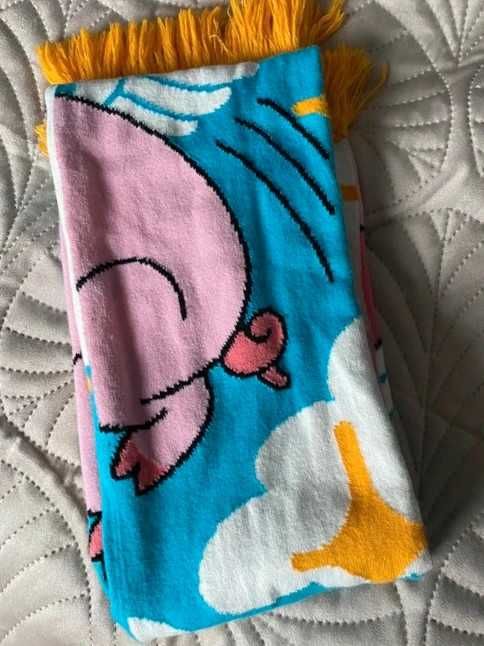 Custom szalik ze słodkimi świnkami