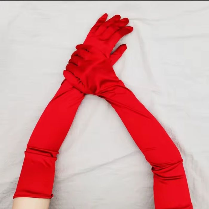 Длинные атласные вечерние перчатки фатиновые прозрачные эротические