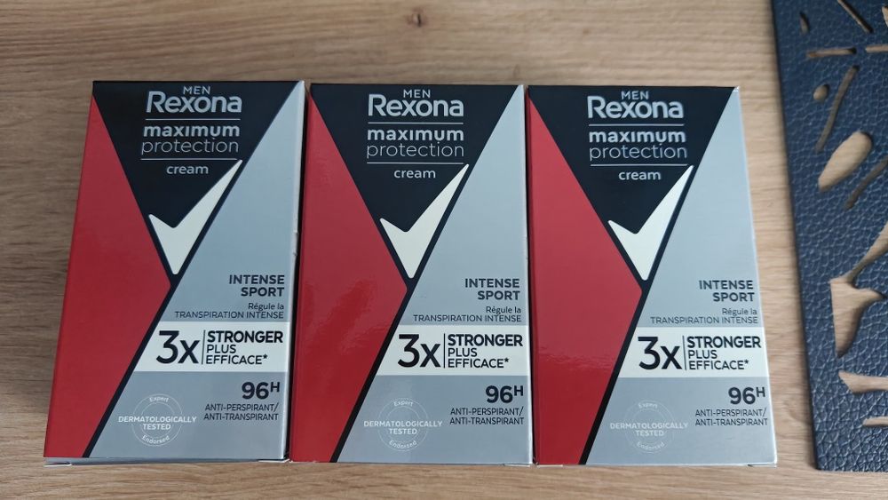 perspirant REXONA MAXIMUM PROTECTION intense sport sztyft  3x45ML