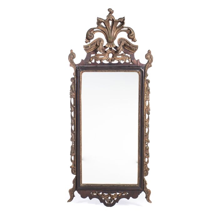 Espelho D. José em pau-santo - Século XVIII