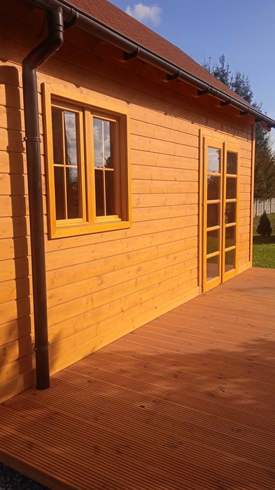 Budujemy domy letniskowe świerkowe , lub modrzewiowe z antresolą