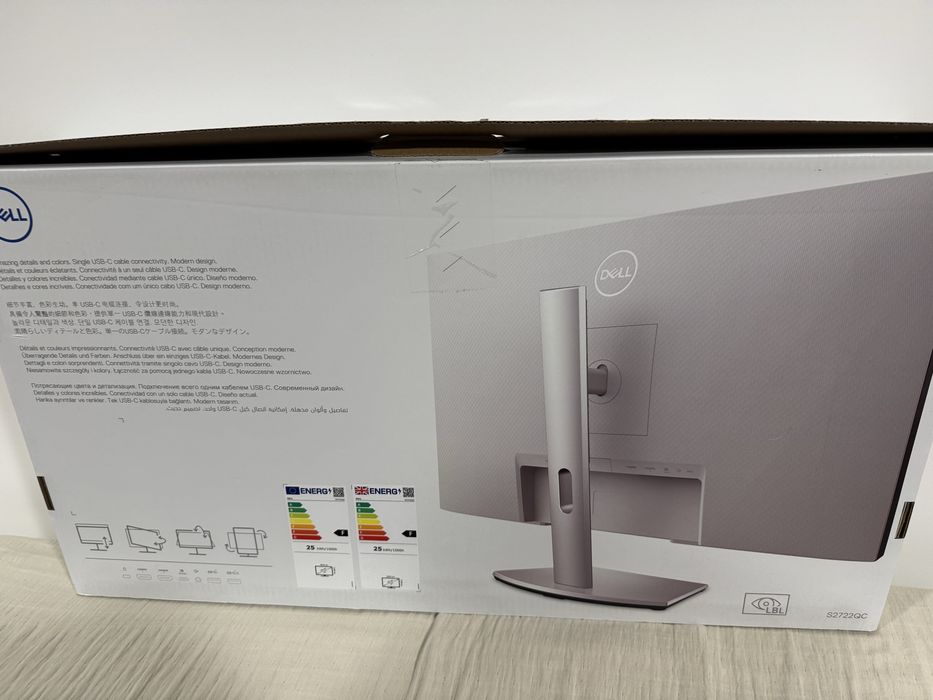 Monitor Dell S2722QC 27 polegadas