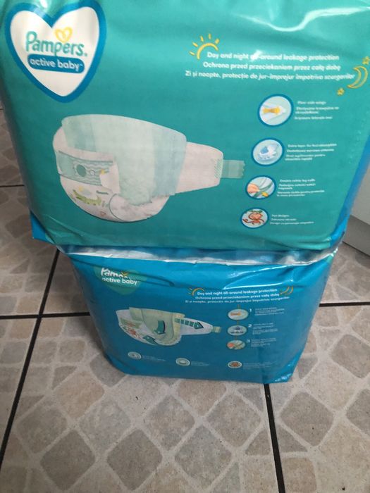 Pieluchy Pampers 4 i 5 Jumbo.Szybka wysyłka!