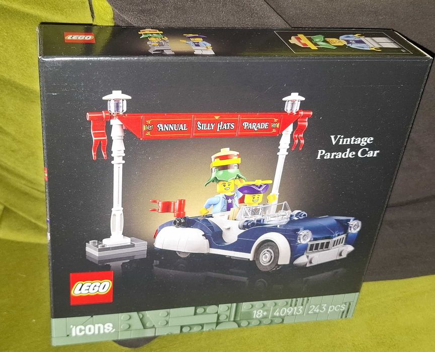 Nowe klocki LEGO icons 40913 - Zabytkowy samochód z parady