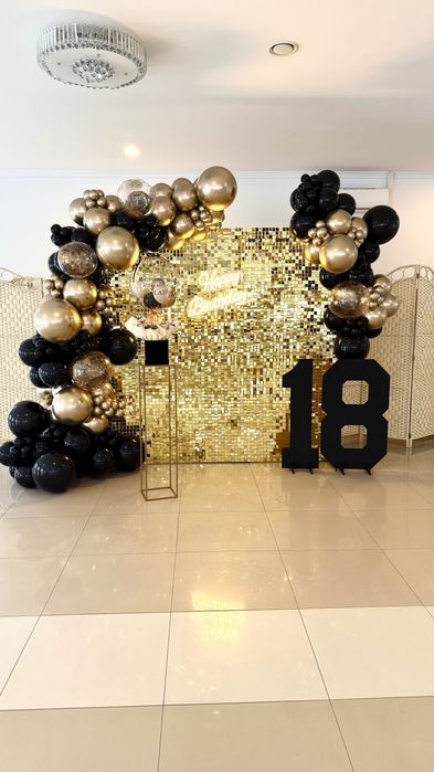 Ścianki balonowe na urodziny, kunie, chrzest, ślub itp